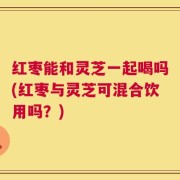 红枣能和灵芝一起喝吗(红枣与灵芝可混合饮用吗？)