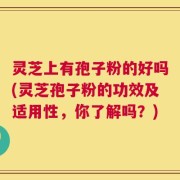 灵芝上有孢子粉的好吗(灵芝孢子粉的功效及适用性，你了解吗？)