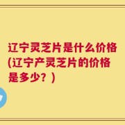 辽宁灵芝片是什么价格(辽宁产灵芝片的价格是多少？)