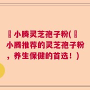 丼小腾灵芝孢子粉(丼小腾推荐的灵芝孢子粉，养生保健的首选！)