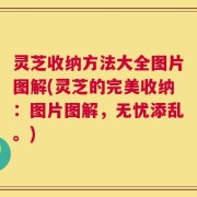 灵芝收纳方法大全图片图解(灵芝的完美收纳：图片图解，无忧添乱。)