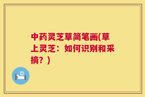 中药灵芝草简笔画(草上灵芝：如何识别和采摘？)  第1张