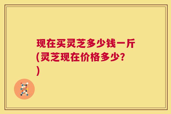 现在买灵芝多少钱一斤(灵芝现在价格多少？)  第1张