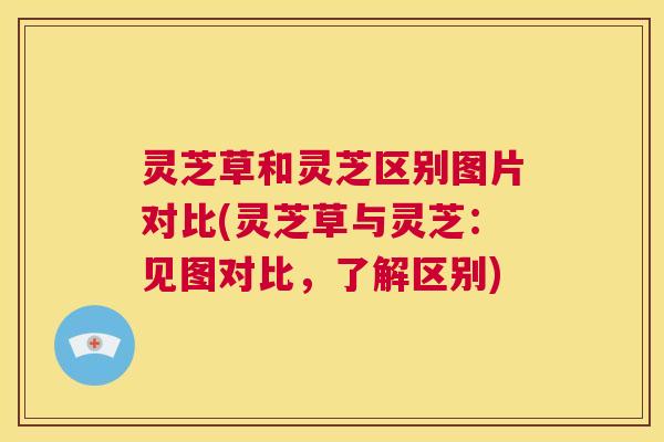 灵芝草和灵芝区别图片对比(灵芝草与灵芝:见图对比,了解区别) 第1张 灵芝草和灵芝区别图片对比(灵芝草与灵芝:见图对比,了解区别) 第1张