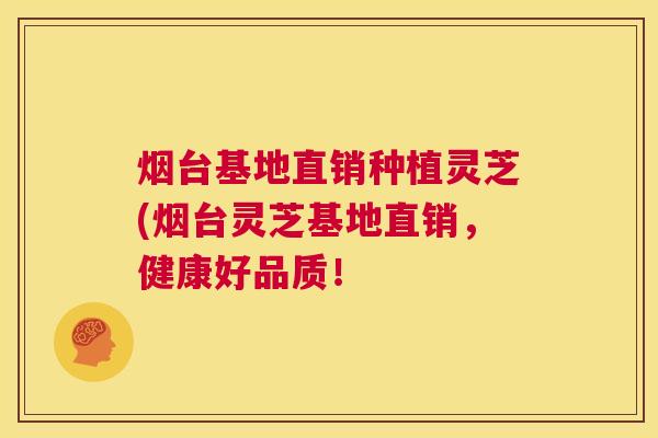 烟台基地直销种植灵芝(烟台灵芝基地直销，健康好品质！  第1张