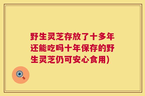 野生灵芝存放了十多年还能吃吗十年保存的野生灵芝仍可安心食用) 第1张 野生灵芝存放了十多年还能吃吗十年保存的野生灵芝仍可安心食用) 第1张