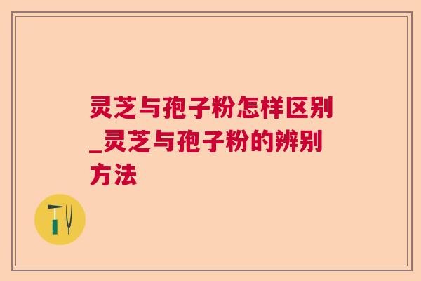 灵芝与孢子粉怎样区别_灵芝与孢子粉的辨别方法 第1张 灵芝与孢子粉怎样区别_灵芝与孢子粉的辨别方法 第1张