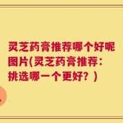 灵芝药膏推荐哪个好呢图片(灵芝药膏推荐：挑选哪一个更好？)