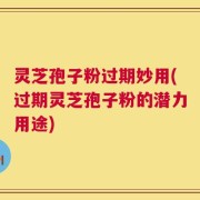 灵芝孢子粉过期妙用(过期灵芝孢子粉的潜力用途)