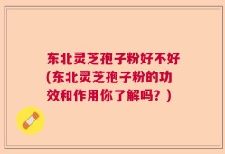 东北灵芝孢子粉好不好(东北灵芝孢子粉的功效和作用你了解吗？)