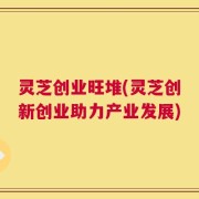 灵芝创业旺堆(灵芝创新创业助力产业发展)