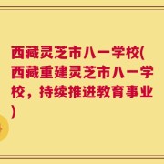 西藏灵芝市八一学校(西藏重建灵芝市八一学校，持续推进教育事业)