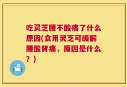 吃灵芝腰不酸痛了什么原因(食用灵芝可缓解腰酸背痛，原因是什么？)