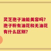 灵芝孢子油能美容吗？孢子粉有油花和无油花有什么区别？