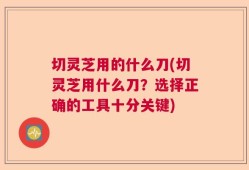 切灵芝用的什么刀(切灵芝用什么刀？选择正确的工具十分关键)