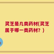 灵芝是几类药材(灵芝属于哪一类药材？)