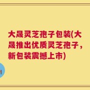 大晟灵芝孢子包装(大晟推出优质灵芝孢子，新包装震撼上市)