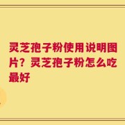 灵芝孢子粉使用说明图片？灵芝孢子粉怎么吃最好