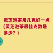 灵芝泡茶用几克好一点(灵芝泡茶最佳克数是多少？)