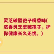 灵芝破壁孢子粉香味(浓香灵芝壁破孢子，护你健康长久无忧。)