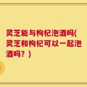 灵芝能与枸杞泡酒吗(灵芝和枸杞可以一起泡酒吗？)