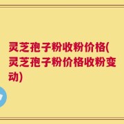 灵芝孢子粉收粉价格(灵芝孢子粉价格收粉变动)