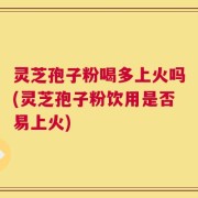 灵芝孢子粉喝多上火吗(灵芝孢子粉饮用是否易上火)
