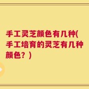 手工灵芝颜色有几种(手工培育的灵芝有几种颜色？)