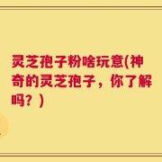 灵芝孢子粉啥玩意(神奇的灵芝孢子，你了解吗？)
