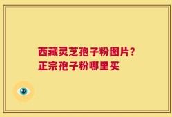 西藏灵芝孢子粉图片？正宗孢子粉哪里买