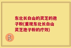 东北长白山的灵芝的孢子粉(重现东北长白山灵芝孢子粉的疗效)