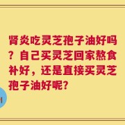肾炎吃灵芝孢子油好吗？自己买灵芝回家熬食补好，还是直接买灵芝孢子油好呢？