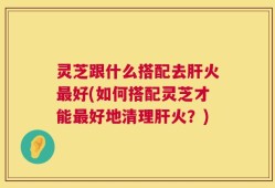 灵芝跟什么搭配去肝火最好(如何搭配灵芝才能最好地清理肝火？)