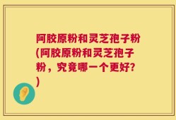 阿胶原粉和灵芝孢子粉(阿胶原粉和灵芝孢子粉，究竟哪一个更好？)