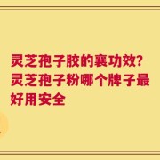灵芝孢子胶的襄功效？灵芝孢子粉哪个牌子最好用安全