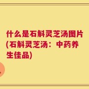 什么是石斛灵芝汤图片(石斛灵芝汤：中药养生佳品)