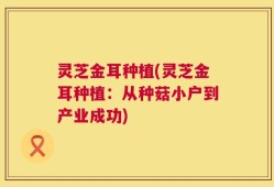 灵芝金耳种植(灵芝金耳种植：从种菇小户到产业成功)