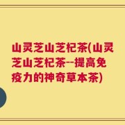 山灵芝山芝杞茶(山灵芝山芝杞茶--提高免疫力的神奇草本茶)