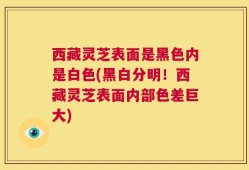 西藏灵芝表面是黑色内是白色(黑白分明！西藏灵芝表面内部色差巨大)