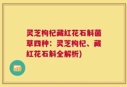 灵芝枸杞藏红花石斛菌草四种：灵芝枸杞、藏红花石斛全解析)