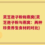 灵芝孢子粉和燕窝(灵芝孢子粉与燕窝：两种珍贵养生食材的对比)