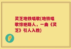 灵芝地铁唱歌(地铁唱歌惊艳路人，一曲《灵芝》引人入胜)
