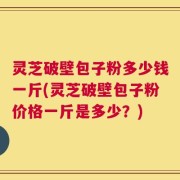 灵芝破壁包子粉多少钱一斤(灵芝破壁包子粉价格一斤是多少？)