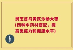 灵芝首乌黄芪沙参大枣(四种中药材搭配，提高免疫力和健康水平)