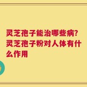灵芝孢子能治哪些病？灵芝孢子粉对人体有什么作用