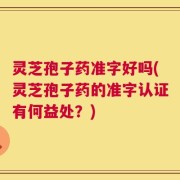 灵芝孢子药准字好吗(灵芝孢子药的准字认证有何益处？)