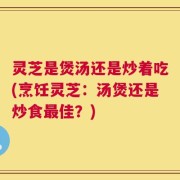 灵芝是煲汤还是炒着吃(烹饪灵芝：汤煲还是炒食最佳？)