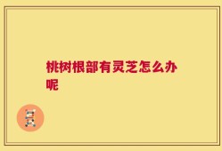 桃树根部有灵芝怎么办呢