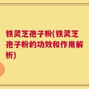 铁灵芝孢子粉(铁灵芝孢子粉的功效和作用解析)