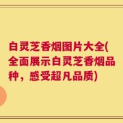 白灵芝香烟图片大全(全面展示白灵芝香烟品种，感受超凡品质)
